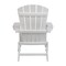 Flash Furniture All-Weather Folding Adirondack Chair in White JJ-C14505-WH-GG - alternate 7